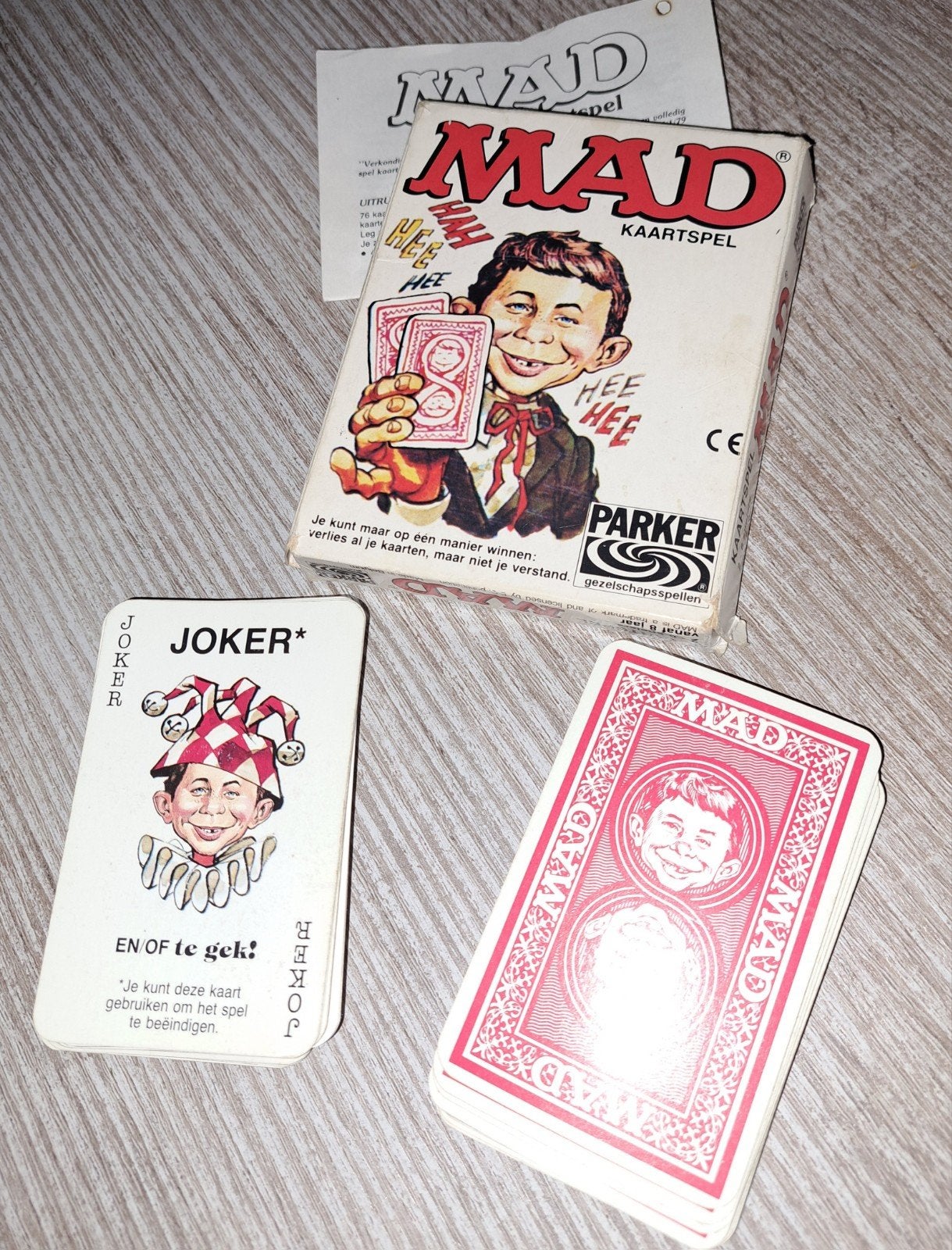 Mad kaartspel, Ophalen of Verzenden, Zo goed als nieuw