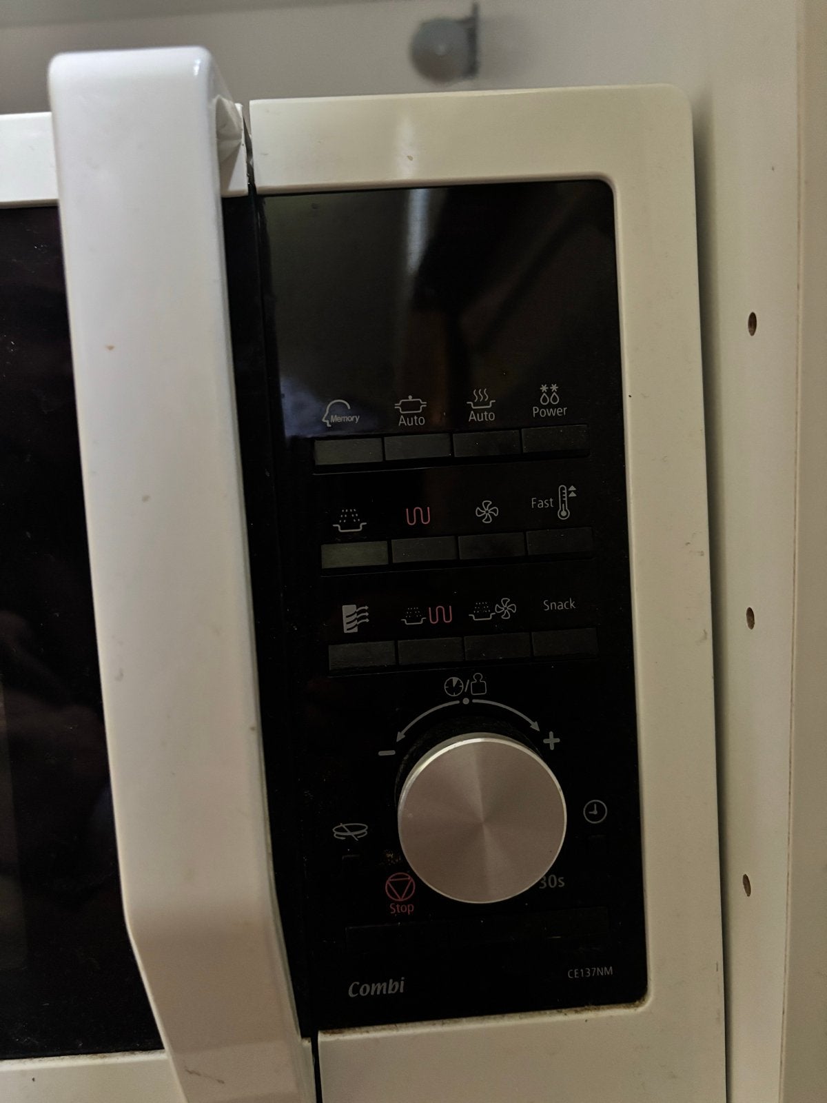 Samsung Combimagnetron CE117NM - Zo goed als nieuw, Witgoed en Apparatuur, Magnetrons, Combimagnetron, Grill, Ophalen of Verzenden
