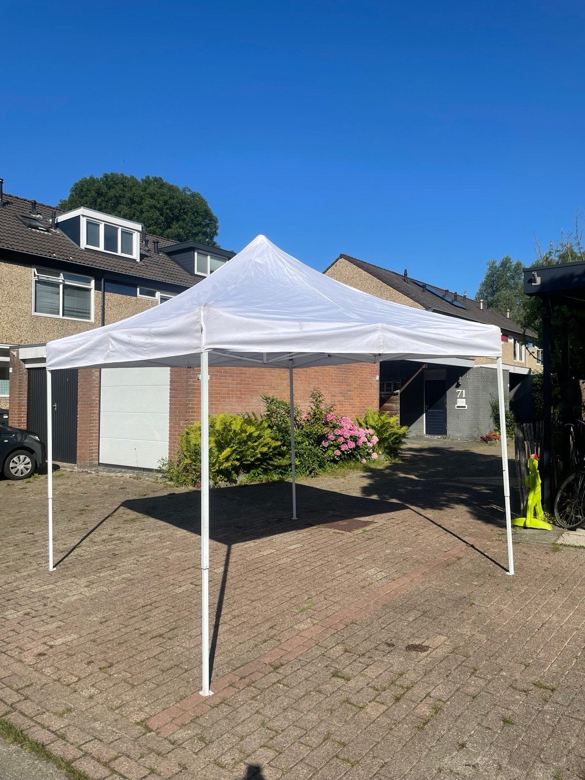 Opvouwbare partytent 3x3m, Ophalen, Gebruikt, Opvouwbaar, Partytent