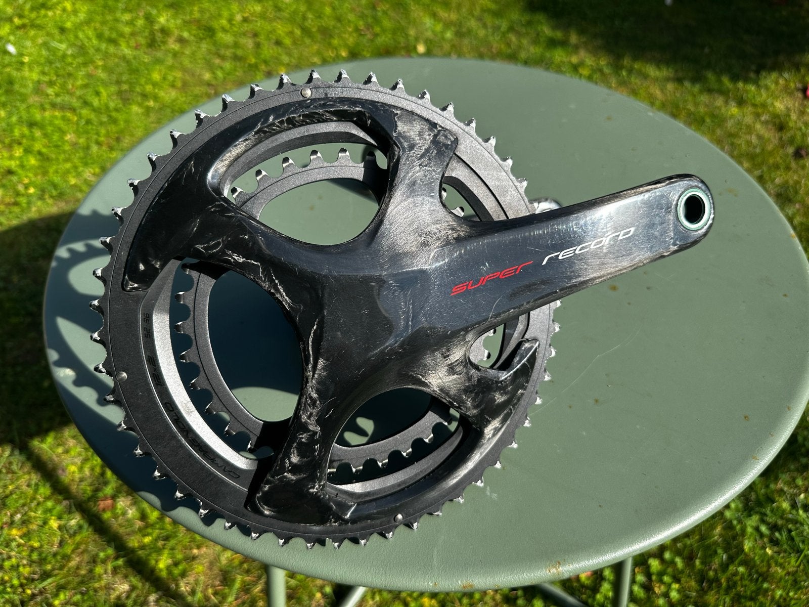 Campagnolo Super Record 12-speed Ultra-Torque Crankstel, Crankstel of Pedalen, Ophalen of Verzenden, Zo goed als nieuw, Racefiets