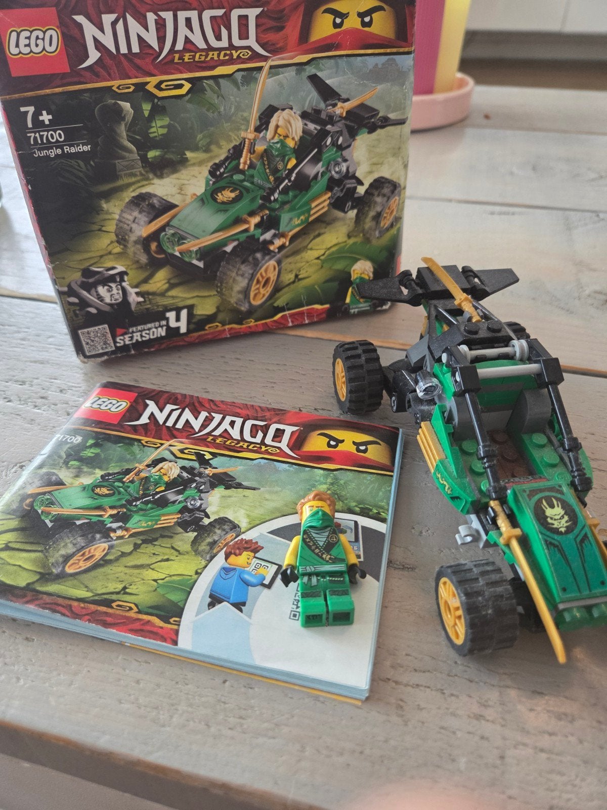 Lego Ninjago 71700 Jungle Raider compleet met doos en boekje, Ophalen of Verzenden, Zo goed als nieuw