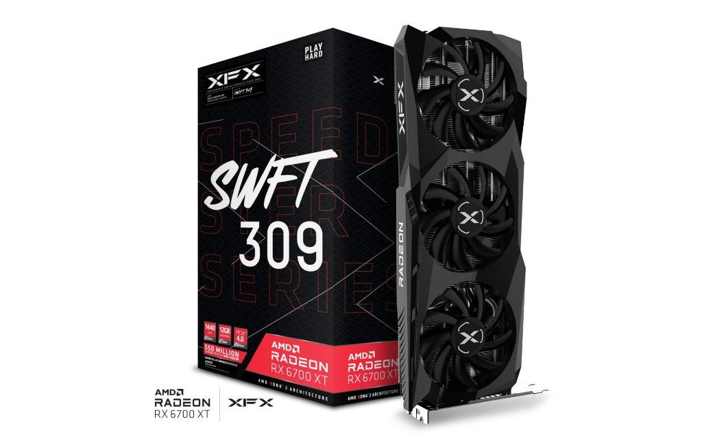 XFX Speedster SWFT 309 AMD Radeon RX 6700 XT CORE Gaming, AMD, GDDR6, PCI-Express 4, Ophalen of Verzenden