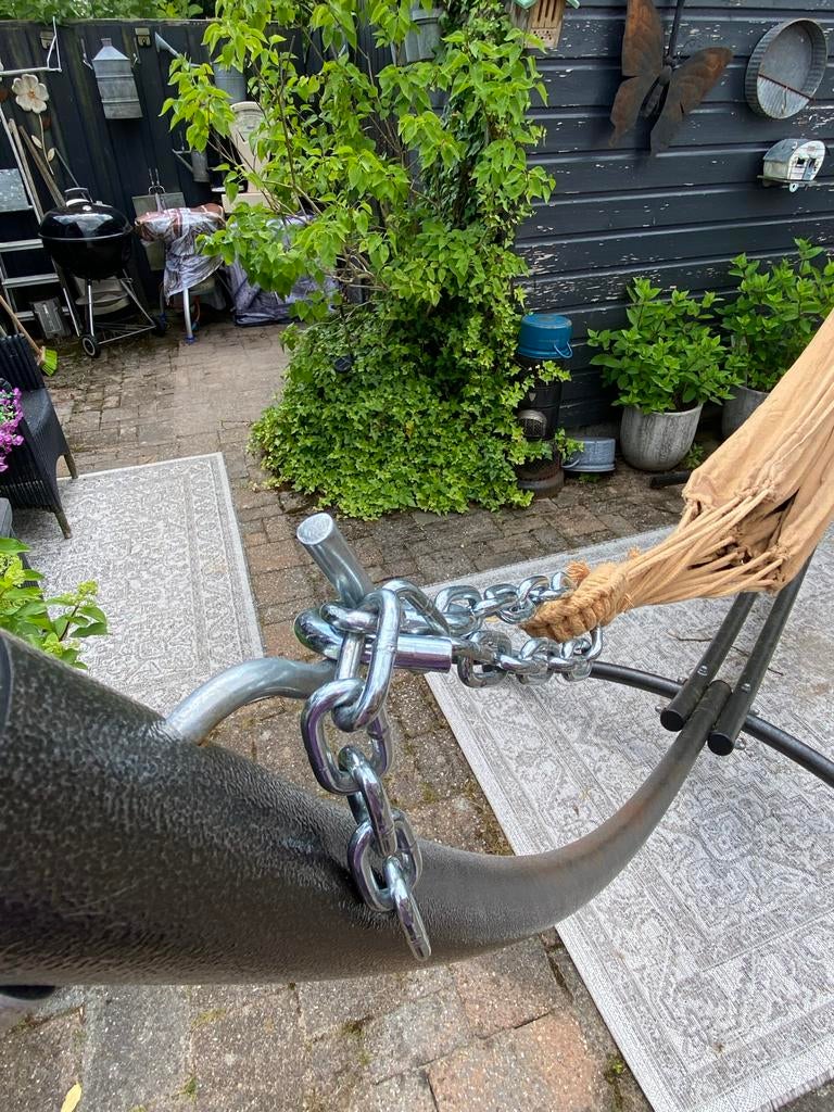 Tropilex Hangmat met standaard - Grote maat, Ophalen, Gebruikt, Meerpersoons, Met standaard