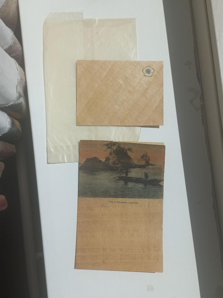 Japanse ansichtkaart met envelop, Ophalen of Verzenden