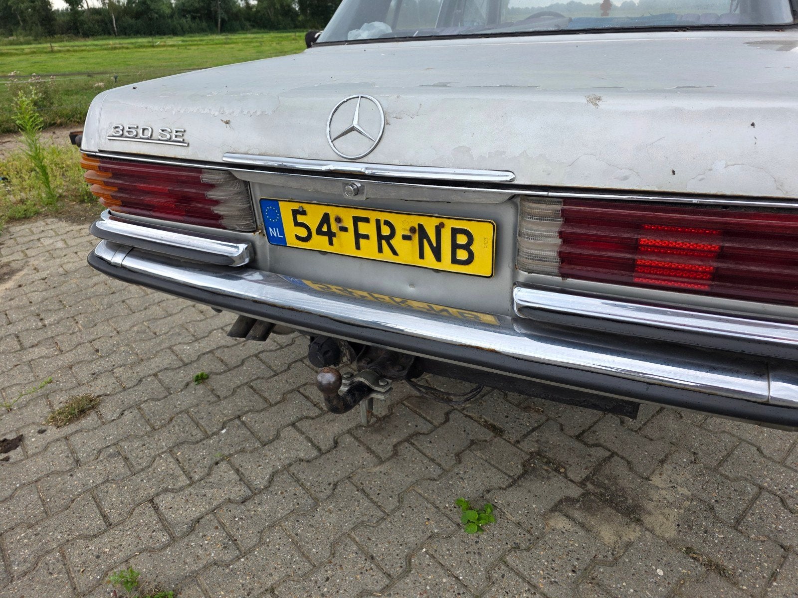 Mercedes W116 Bumperset Voor en Achter, Ophalen, Gebruikt, Mercedes-Benz, Bumper