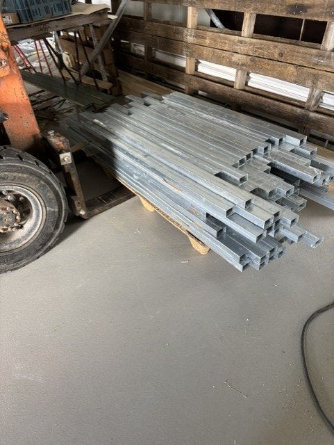 koker profiel 60*40*2, Doe-het-zelf en Verbouw, Metalen, Ophalen of Verzenden, Zo goed als nieuw, IJzer
