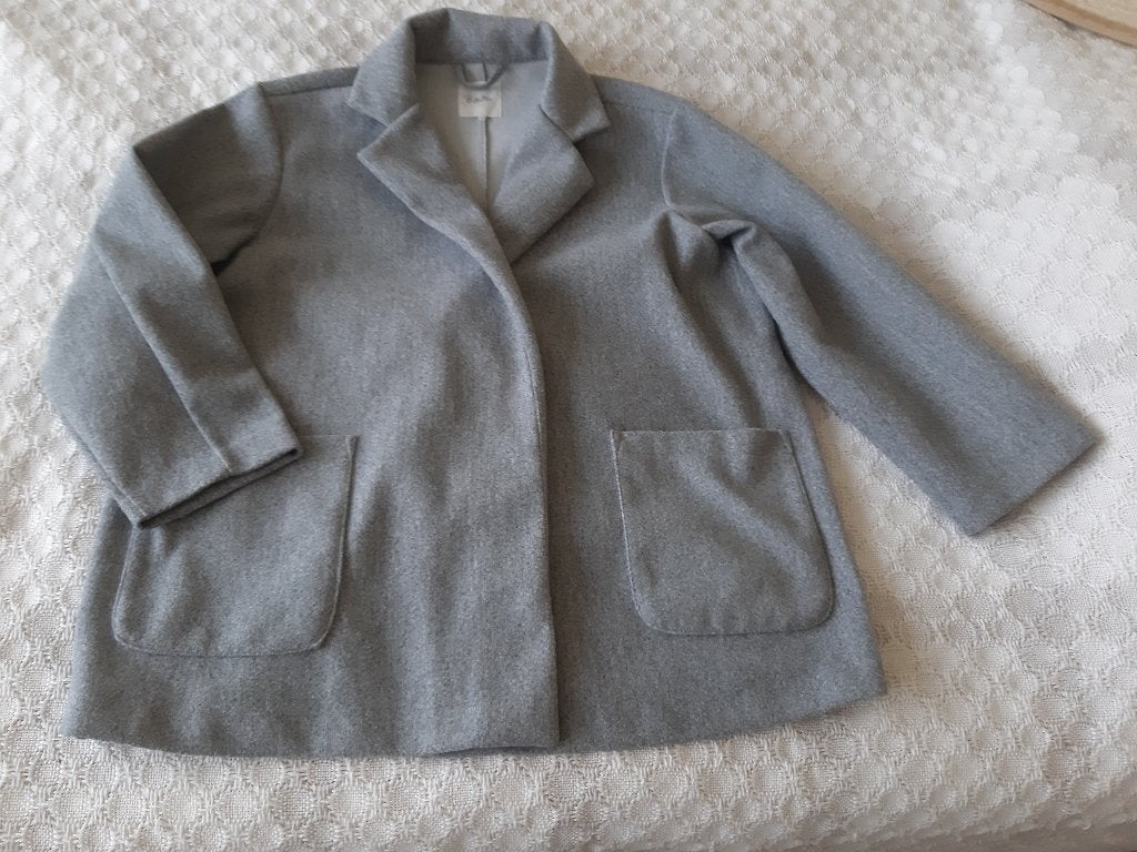 grijs jasje / auto jasje Bien Bleu maat 46/48, Kleding | Dames, Jasjes, Kostuums en Pakken, Ophalen, Maat 46/48 (XL) of groter