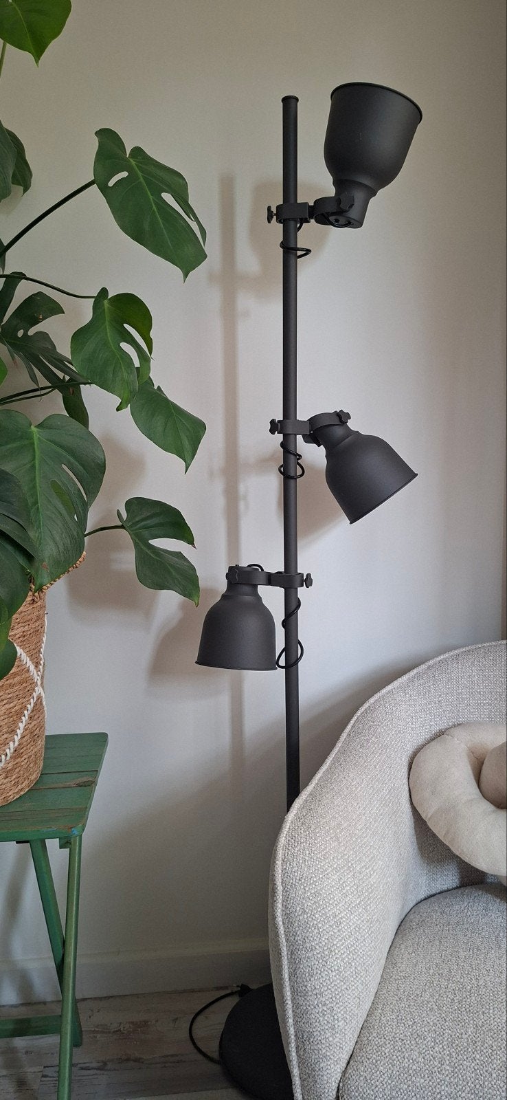IKEA Hektar staande lamp met 3 verstelbare spots, Ophalen