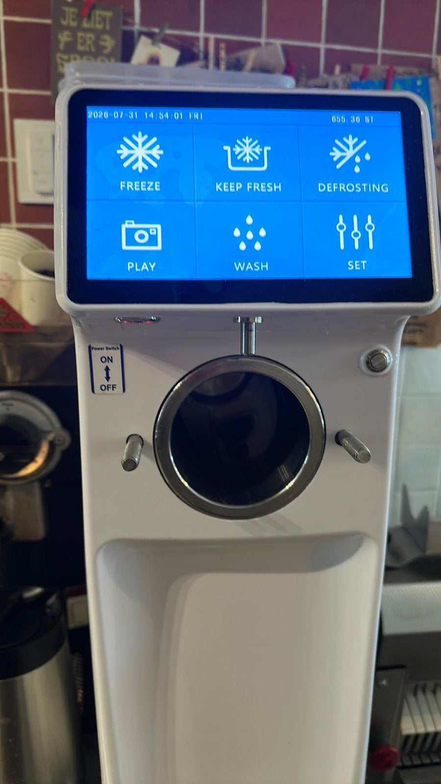 230V softijsmachine - zo goed als nieuw - GGM Gastro, Ophalen of Verzenden, Zo goed als nieuw