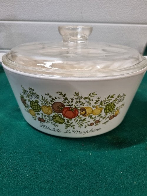 bakschaal corning ware vintage gebruikt, Huis en Inrichting, Ophalen of Verzenden, 'T Olde Gre-j, Info@toldegrej.nl, Endepoelstraat 20f Didam