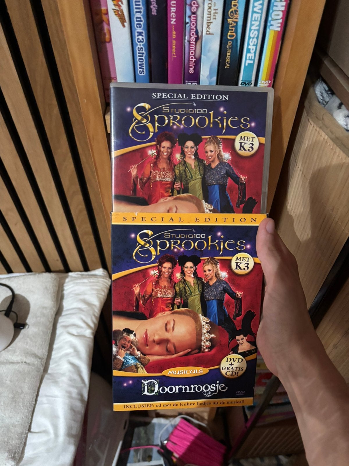 K3 dvd Doornroosje special edition, Alle leeftijden, Ophalen of Verzenden, Zo goed als nieuw