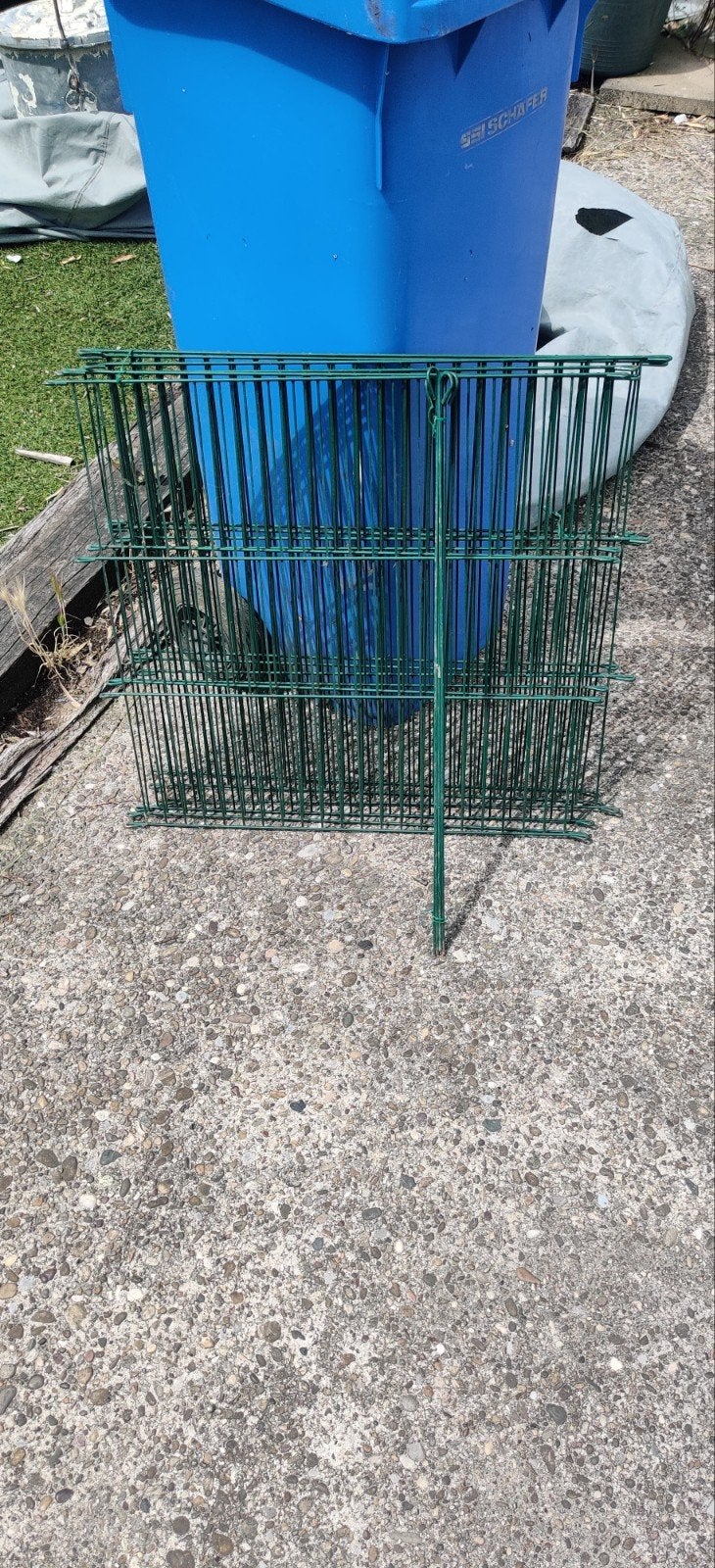 Konijnen hok groen, Dieren en Toebehoren, Knaagdieren en Konijnen | Hokken en Kooien, Ophalen, 110 cm of meer, Hok, 90 cm of meer
