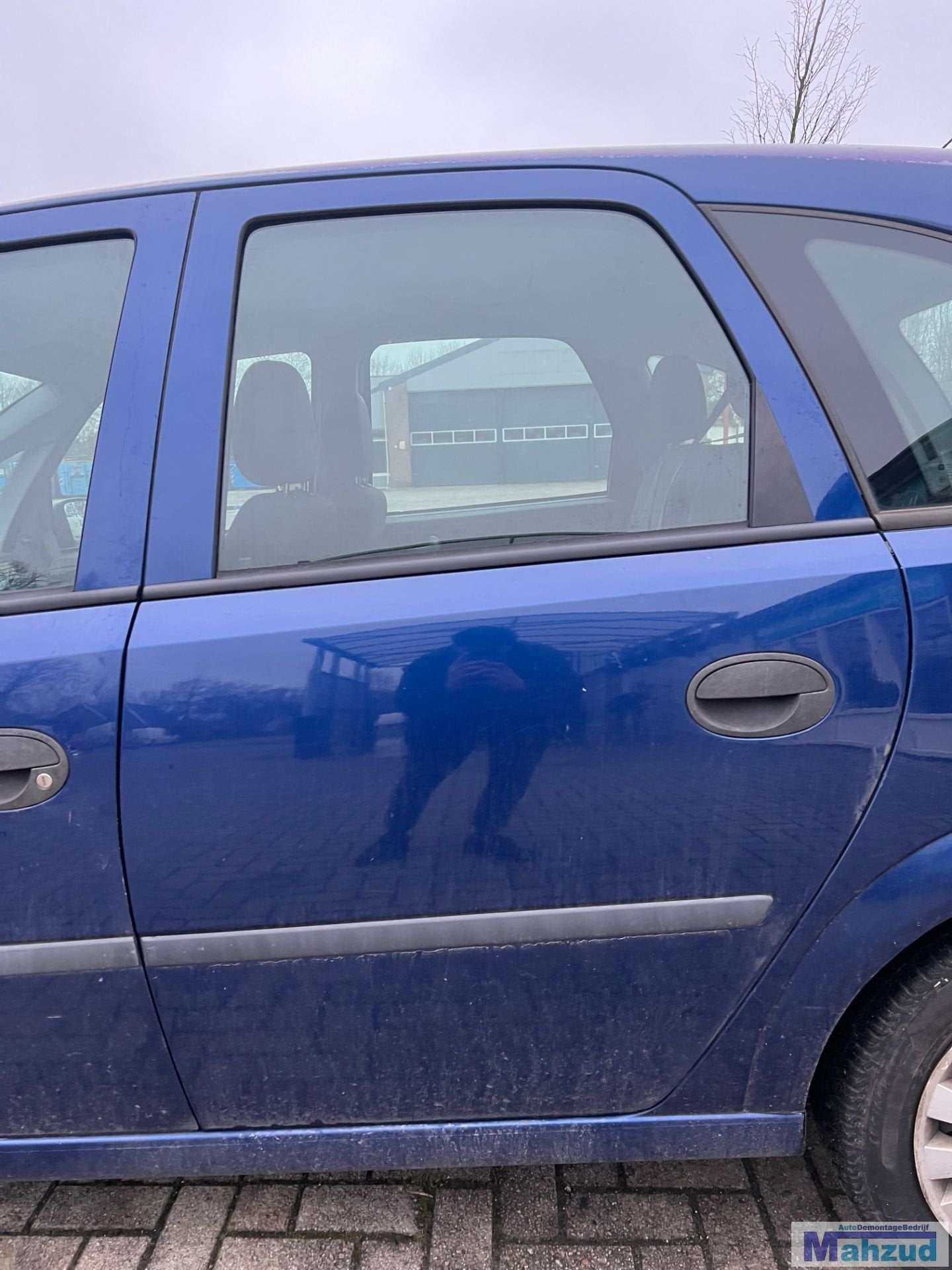 OPEL MERIVA A Blauw Z21B links achter deur 2003-2010, Gebruikt, Deur, Opel Automobile GmbH, Ophalen of Verzenden