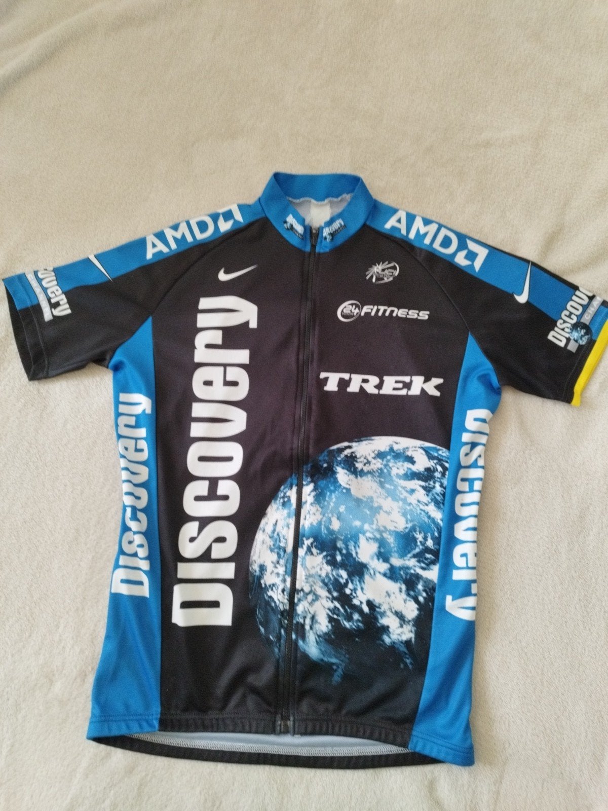 Bontrager Trek Discovery Race Fiets Shirt Maat M, Fietsen en Brommers, Fietsaccessoires | Fietskleding, Gebruikt, Bontrager Trek