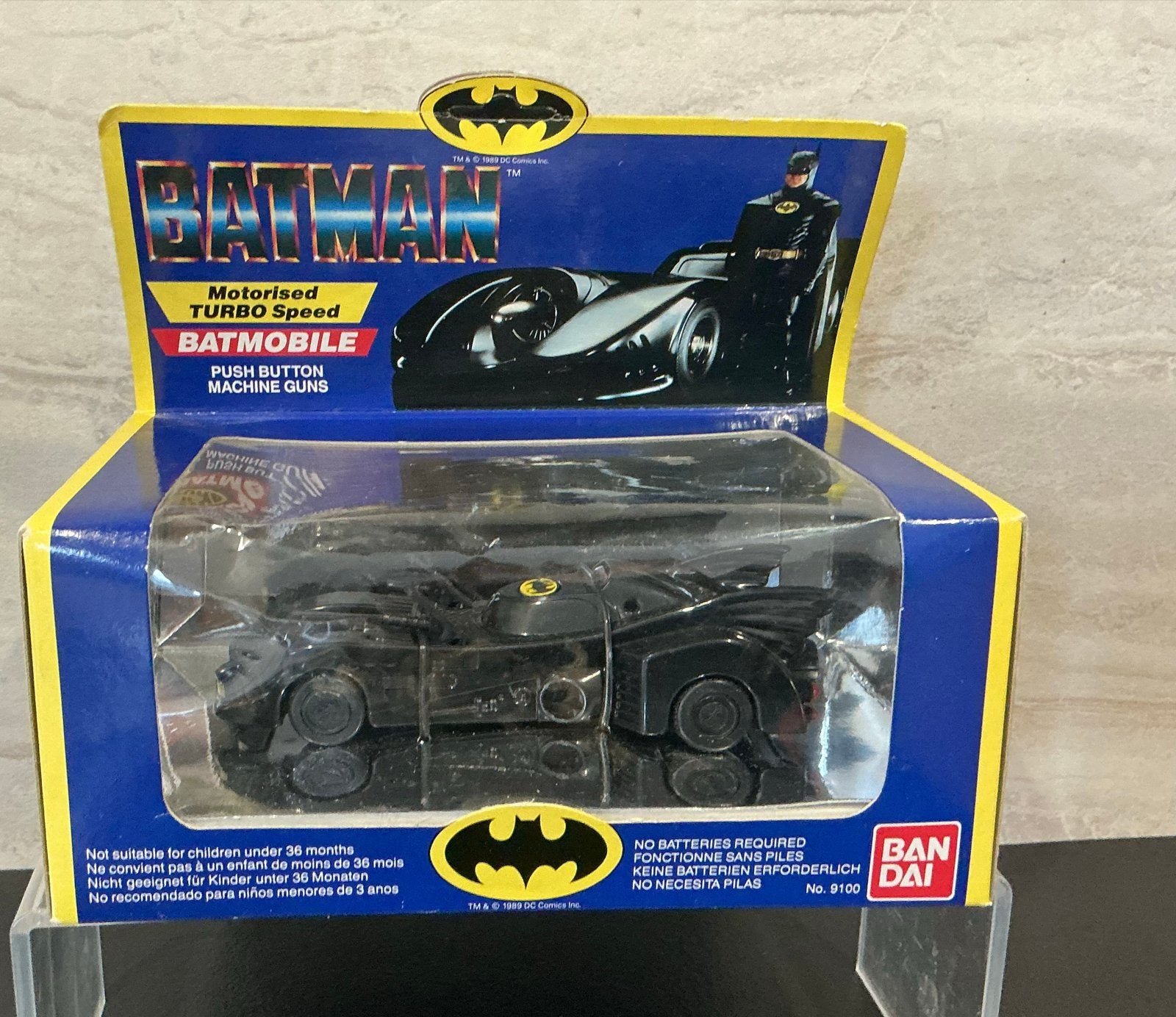 Vintage Batman Batmobile 1989  Bandai. In Doos., Ophalen of Verzenden, Gebruikt