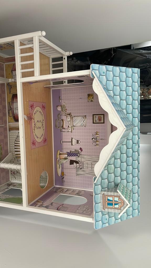 Poppenhuis, Kinderen en Baby's, Speelgoed | Overig, Ophalen of Verzenden, Gebruikt, Jongen of Meisje