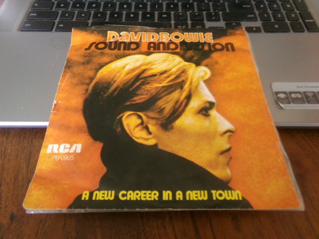 David Bowie – Sound And Vision / 	A New Career In A New Town, Ophalen of Verzenden, Gebruikt, Pop