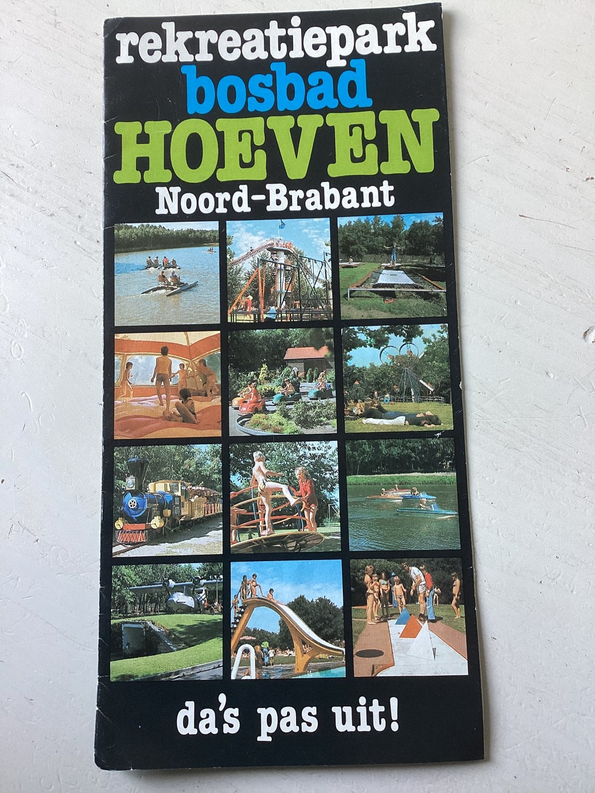 Folder Rekreatiepark bosbad Hoeven Noord-Brabant, Verzenden, Zo goed als nieuw, Folder
