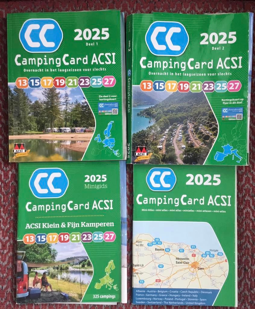 Camping Card ACSI 2025, Boeken, Reisgidsen, Zo goed als nieuw, Campinggids, Europa, Overige merken, Ophalen of Verzenden