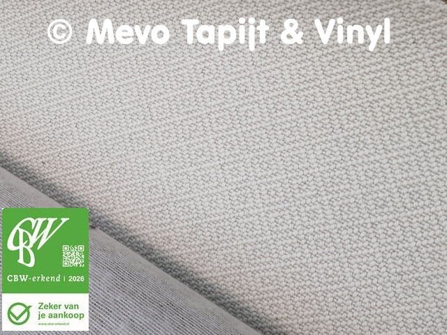 100 % Wol, Tapijt lengte 2.70 x 4 mtr. Kleur Naturel, Huis en Inrichting, Stoffering | Vloerbedekking, Ophalen, Crème, MeVo tapijt en vinyl