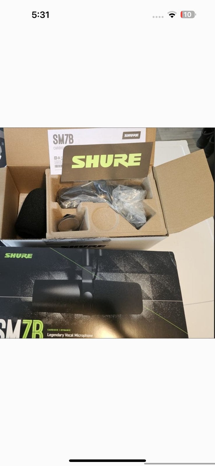 Shure SM7B Microfoon, Ophalen of Verzenden, Nieuw