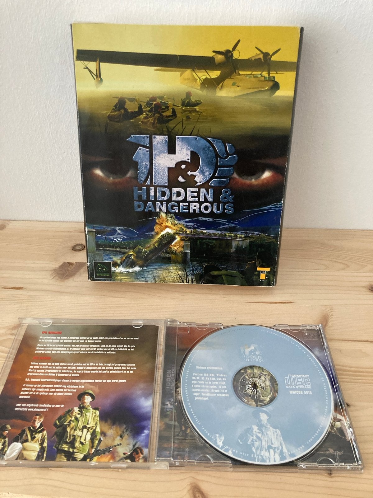 Hidden & Dangerous PC Game -  big box pc, Gebruikt, Shooter, 1 speler, Ophalen of Verzenden