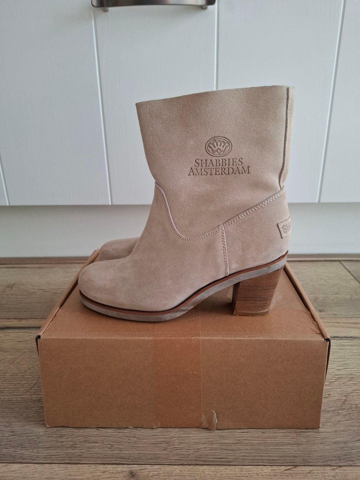 Z.G.A.N ✨️ Shabbies Amsterdam👢 maat 38!, Ophalen of Verzenden, Zo goed als nieuw, Hoge laarzen