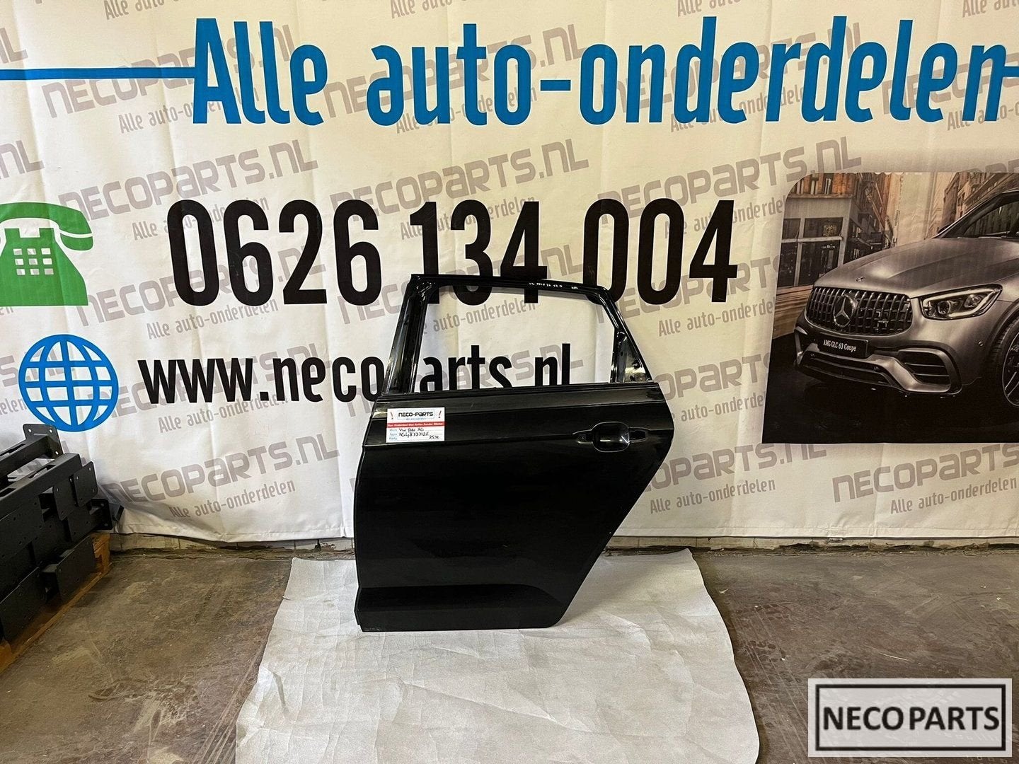 VW POLO 2G PORTIER DEUR ACHTERPORTIER ACHTERDEUR LINKS, Gebruikt, Volkswagen, -, Ophalen of Verzenden