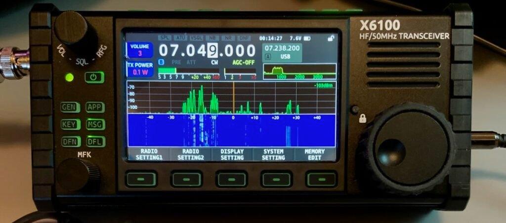 Xiegu X6100 HF/50MHz ALL mode transceiver (LEES TEKST), Telecommunicatie, Zenders en Ontvangers, Verzenden, Nieuw, Zender en Ontvanger
