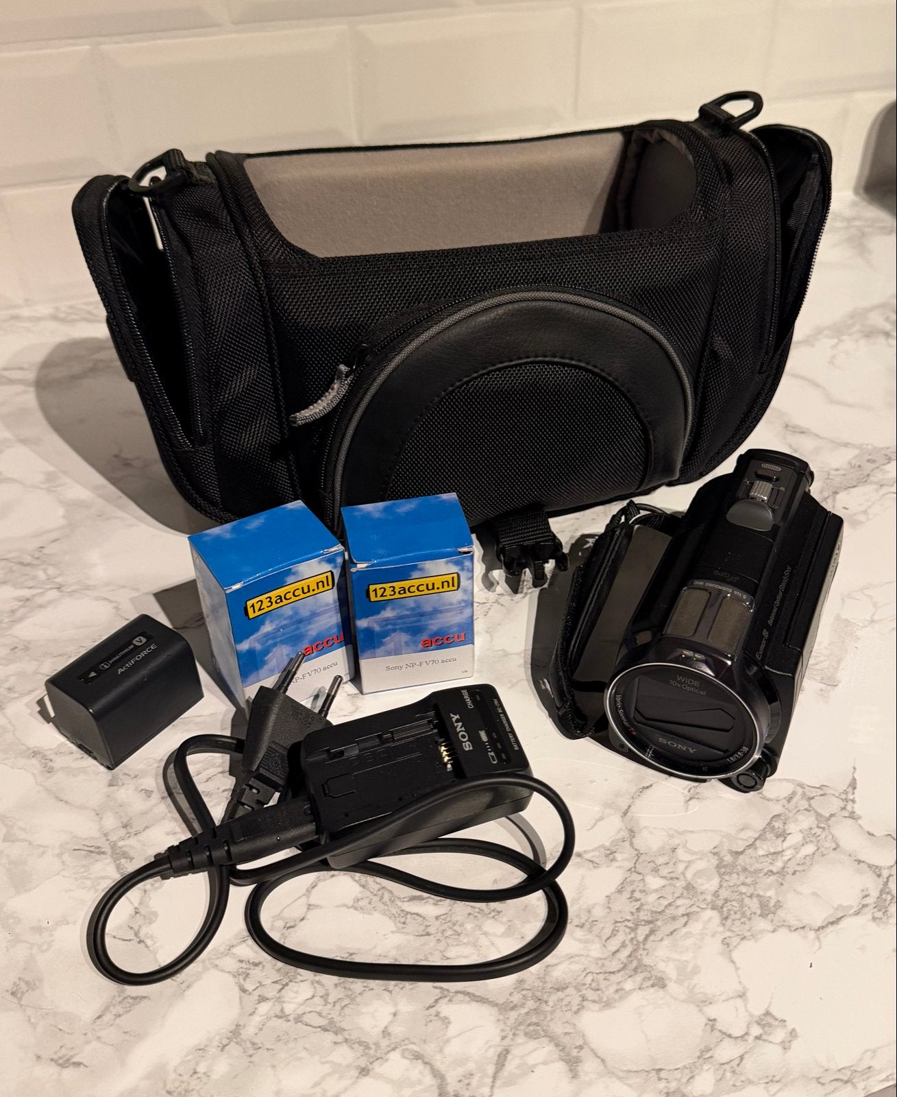 Sony Handycam HDR-CX730E Full HD Camcorder met accessoires, Audio, Tv en Foto, Full HD, Gebruikt, Overige soorten, Ophalen of Verzenden