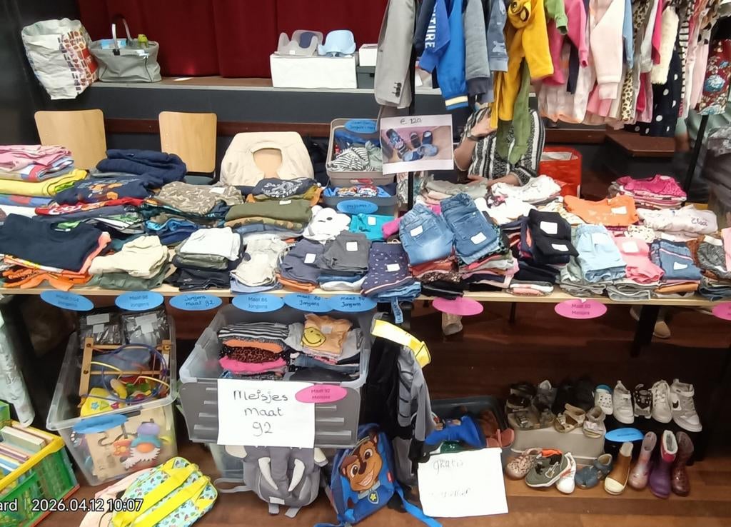 Kinderkleding zelf uitzoeken, Ophalen