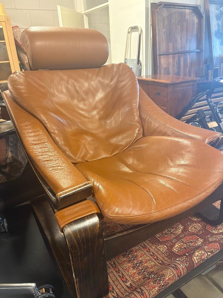 fauteuil, Gebruikt, 75 tot 100 cm, Ophalen of Verzenden, Modern