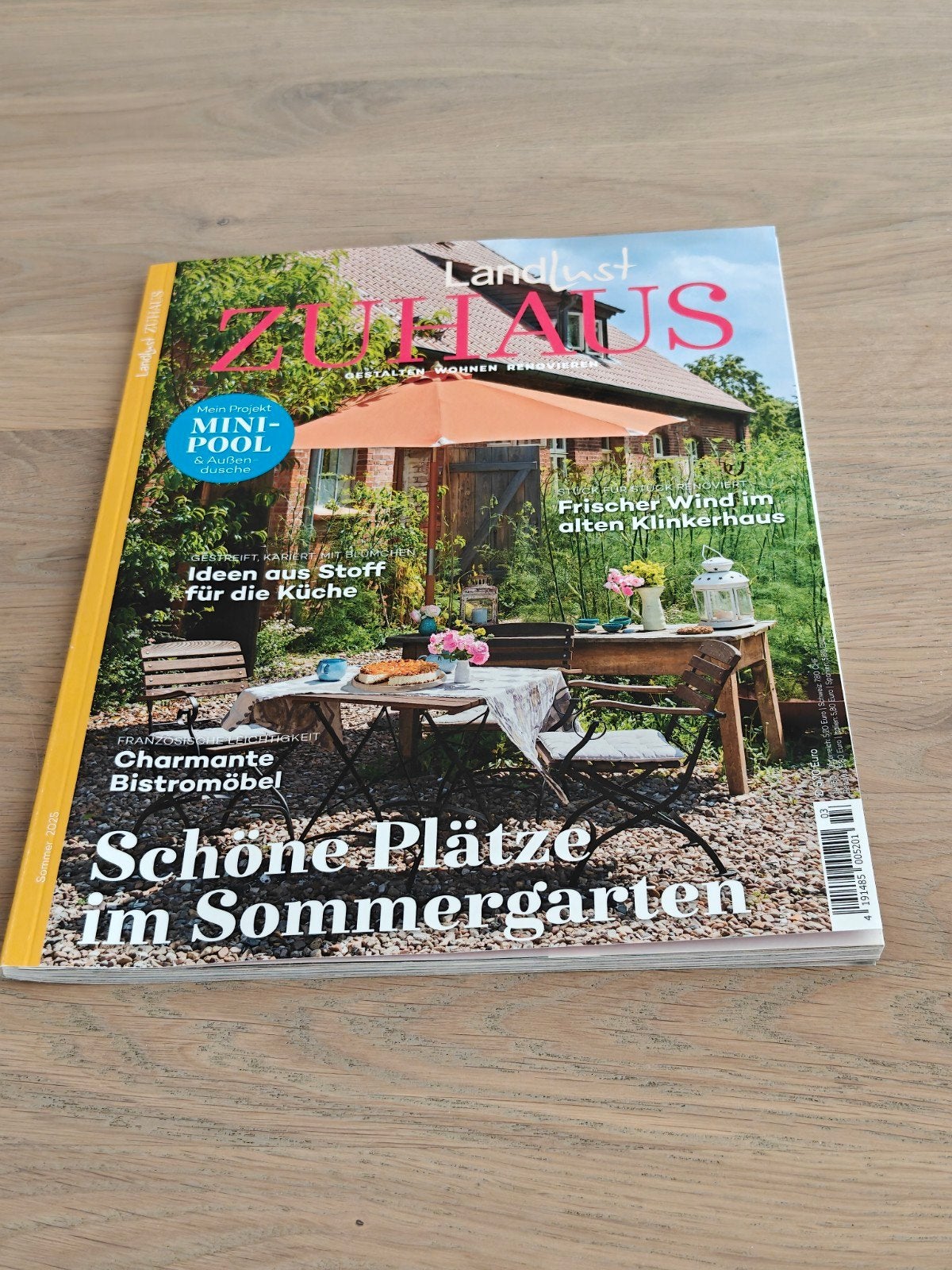 Duitstalig tijdschrift Landlust Zuhause - Zomer 2025, Ophalen of Verzenden, Nieuw, Overige typen