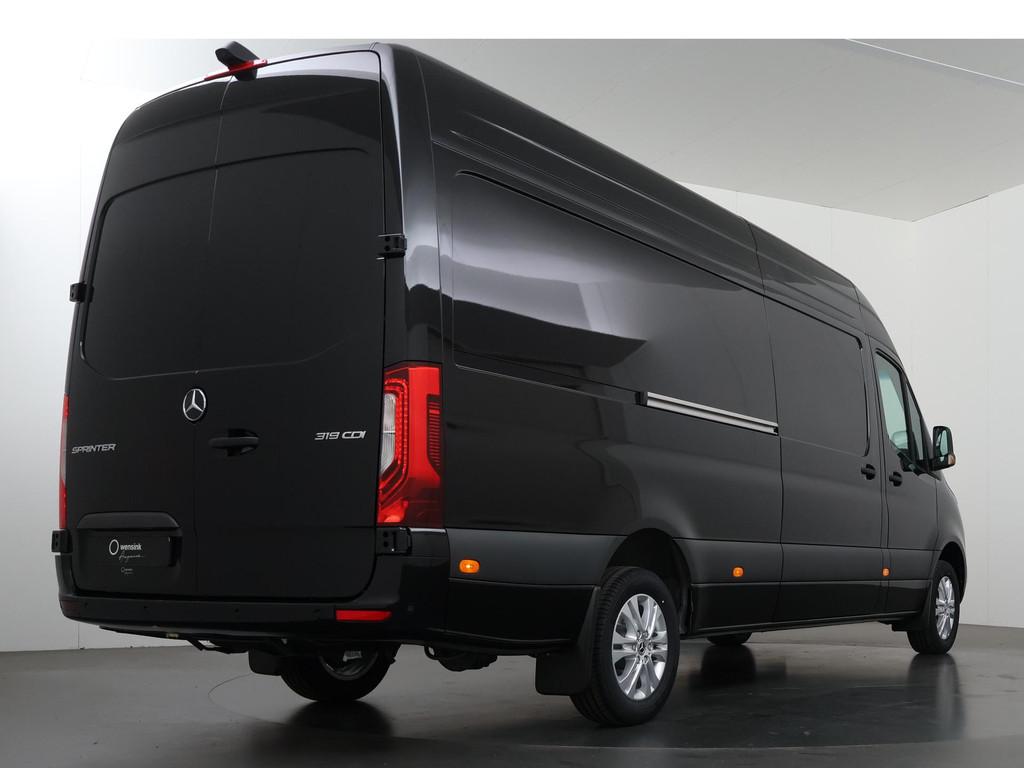 Mercedes-Benz Sprinter 319 CDI L3 H2 Select | Winterpakket |, Auto's, Automaat, Euro 6, Zwart, Diesel