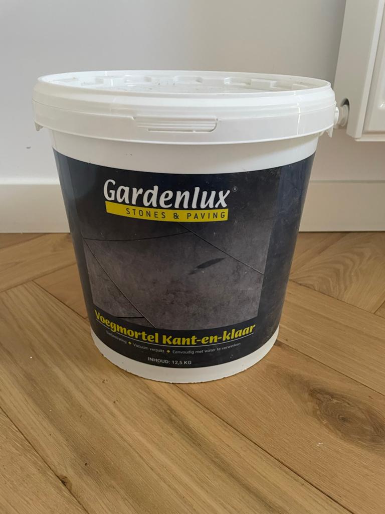 Gardenlux Voegmortel Kant-en-klaar 12,5 kg Zilvergrijs, Tuin en Terras, Ophalen, Nieuw, Overige materialen, Overige typen