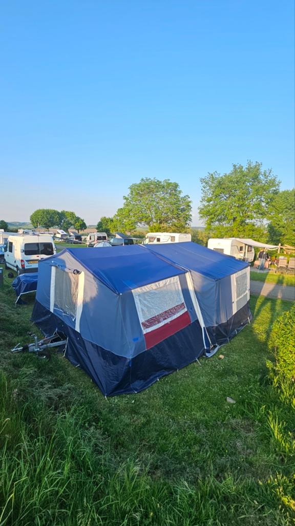 Jamet vouwwagen met fietsendrager, Caravans en Kamperen, Ophalen, Meerkleurig, Aanwezig, Jamet