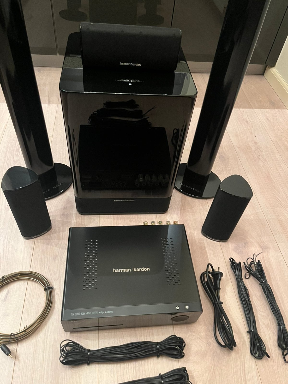 Harman Kardon HS 650 5.1 Home cinema set., Audio, Tv en Foto, Home Cinema-sets, Overige merken, Blu-ray-speler, 70 watt of meer
