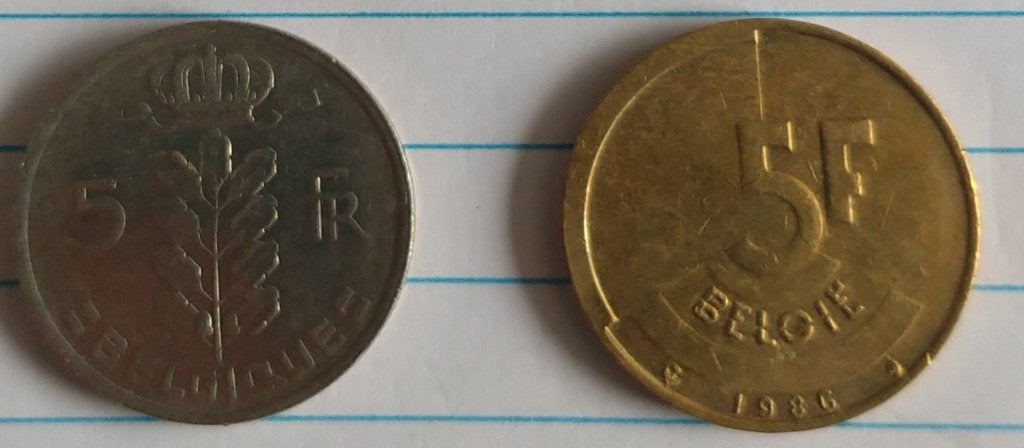 belgische munten  1978  1986,   volgnr 34, Ophalen of Verzenden, Losse munt