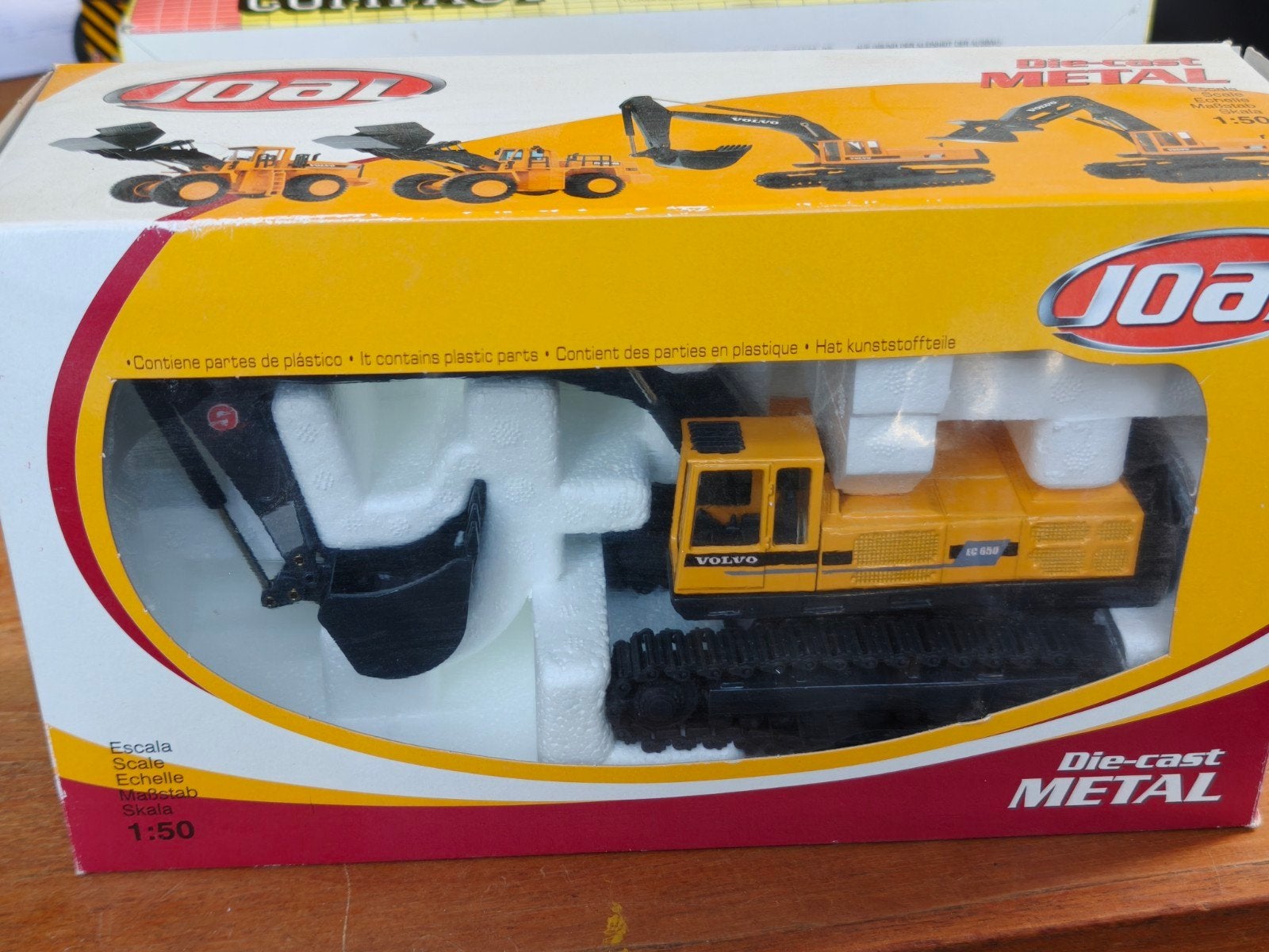 Joal Volvo EC 650 Graafmachine Die-cast Metaal 1:50, Ophalen of Verzenden, Nieuw, Bus of Vrachtwagen, Overige merken