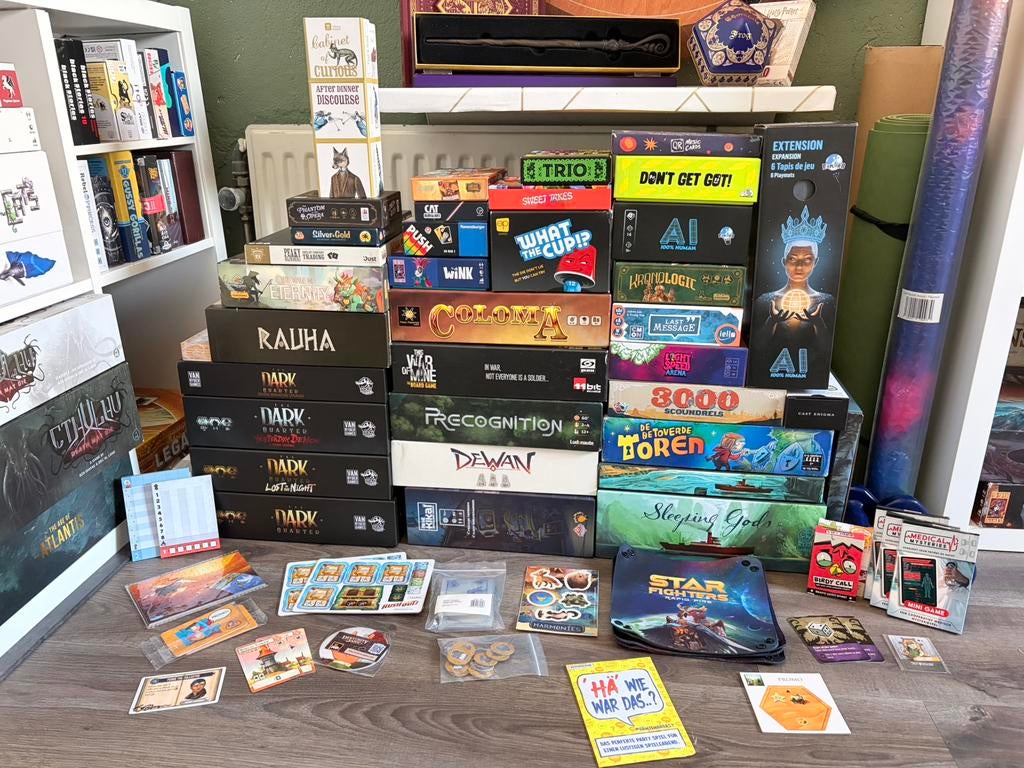Diverse bordspellen (o.a. kickstarter, expansions), Hobby en Vrije tijd, Gezelschapsspellen | Bordspellen, Zo goed als nieuw, Ophalen of Verzenden
