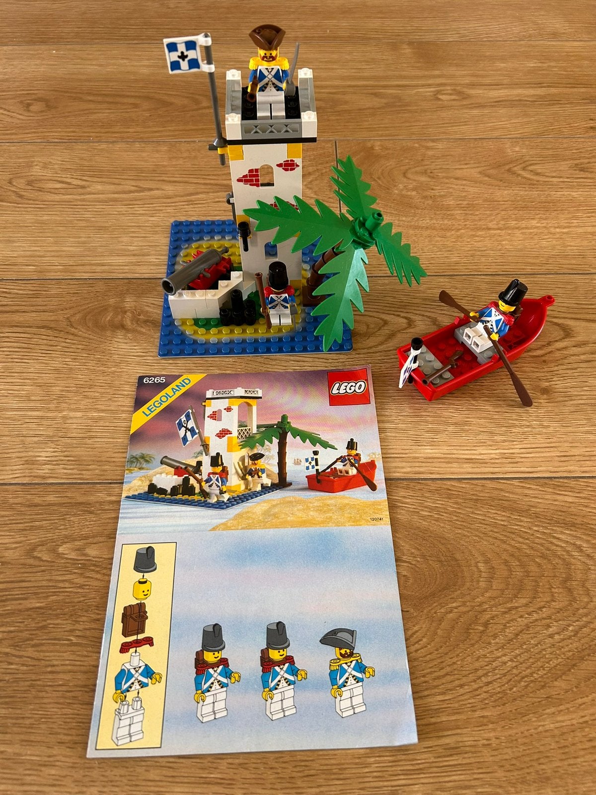 LEGO 6265 Sabre Island – compleet – 1989, Lego, Zo goed als nieuw, Compleet, Complete set