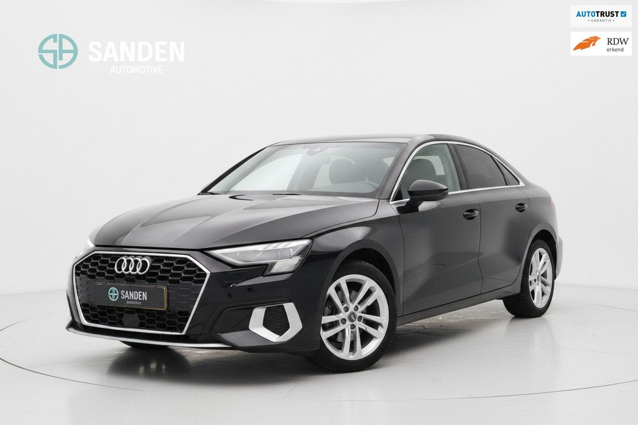 Audi A3 Limousine 30 TFSI Advanced edition Limousine|Automaa, Auto's, Stof, Gebruikt, Zwart, Origineel Nederlands