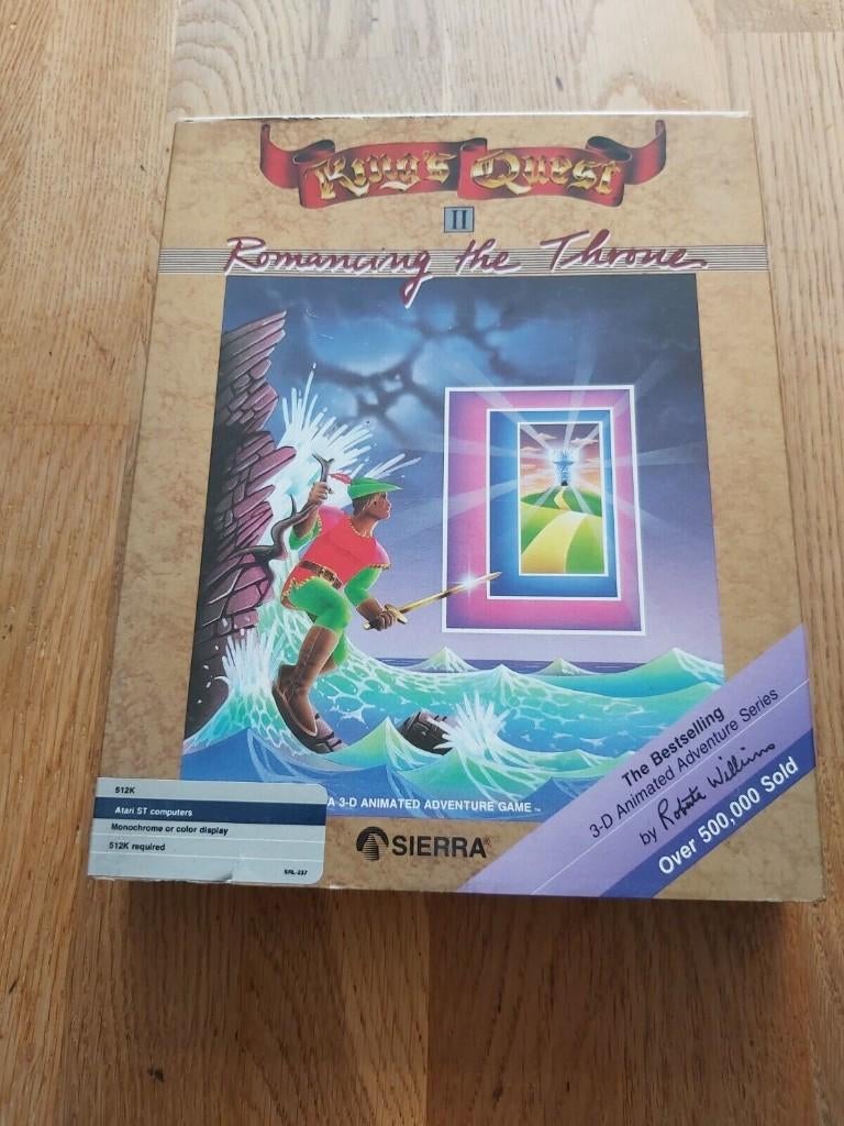 King's Quest II 2: Romancing The Throne Sierra PC Big Box, 1 speler, Ophalen of Verzenden, Vanaf 12 jaar
