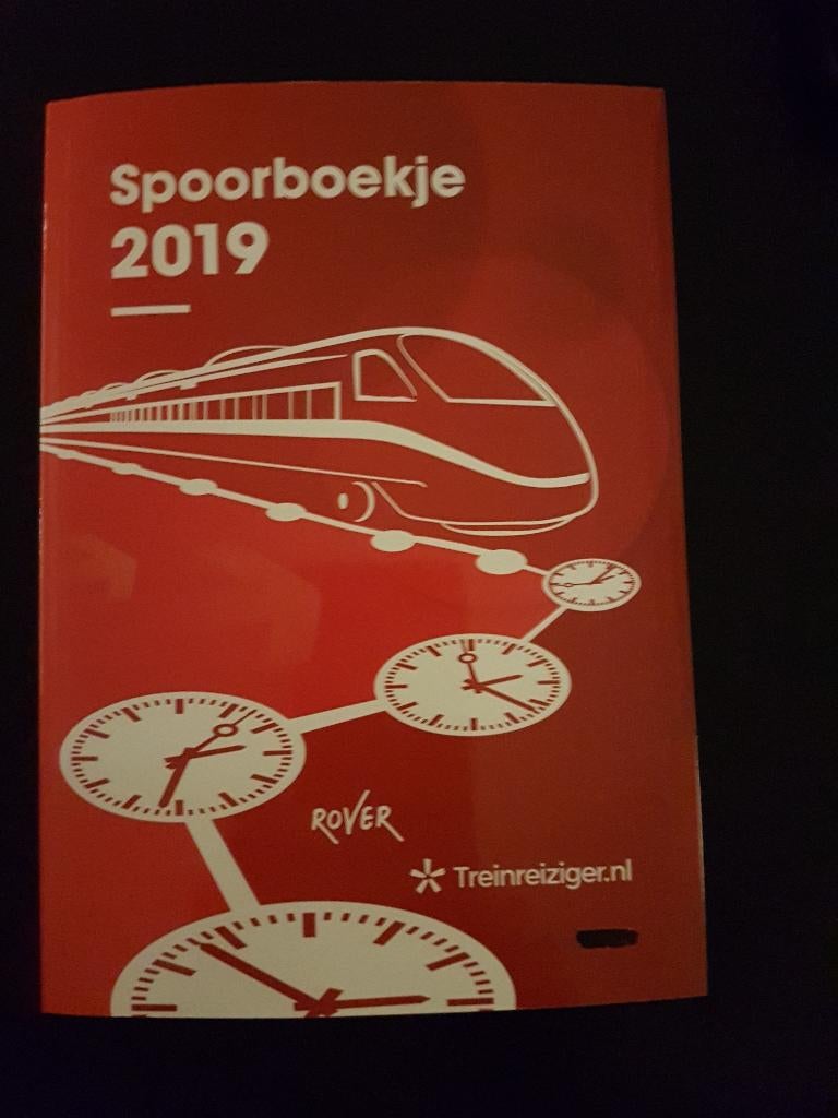 spoorboekje 2019 NS Rover, Verzamelen, Spoorwegen en Tramwegen, Verzenden, Zo goed als nieuw, Trein, Boek of Tijdschrift