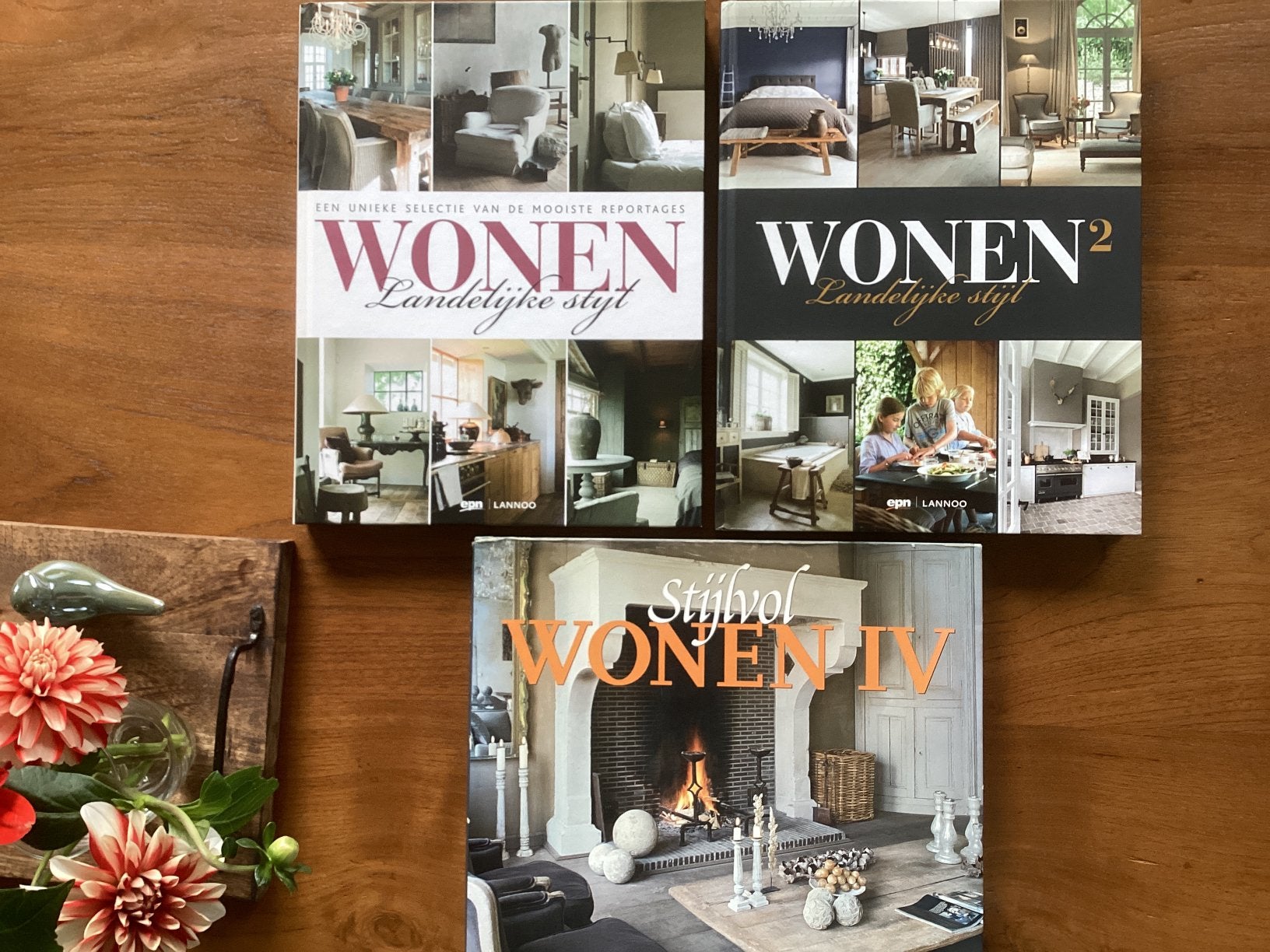 3 boeken WONEN. Landelijke stijl en stijlvol wonen, Ophalen of Verzenden, Zo goed als nieuw, Interieur en Design