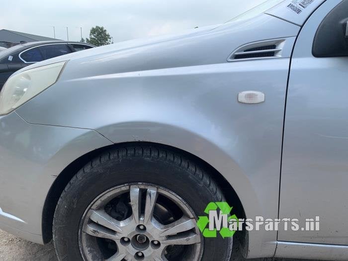 Scherm links-voor van een Chevrolet Aveo, Gebruikt, -, Ophalen of Verzenden, -
