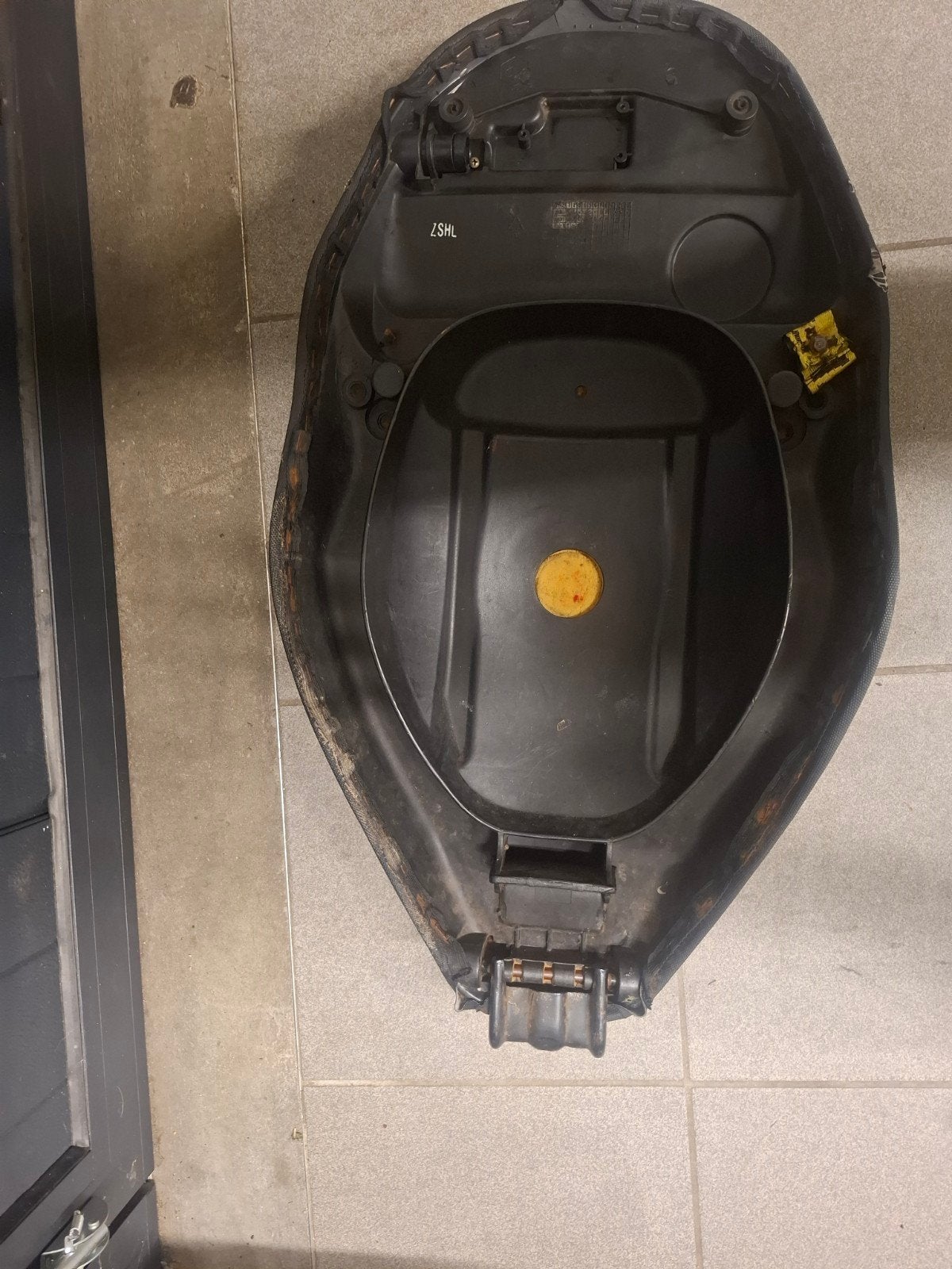 Origineel zwart zadel / buddyseat Piaggio Zip 2000, Ophalen of Verzenden, Gebruikt, Zadel, Piaggio
