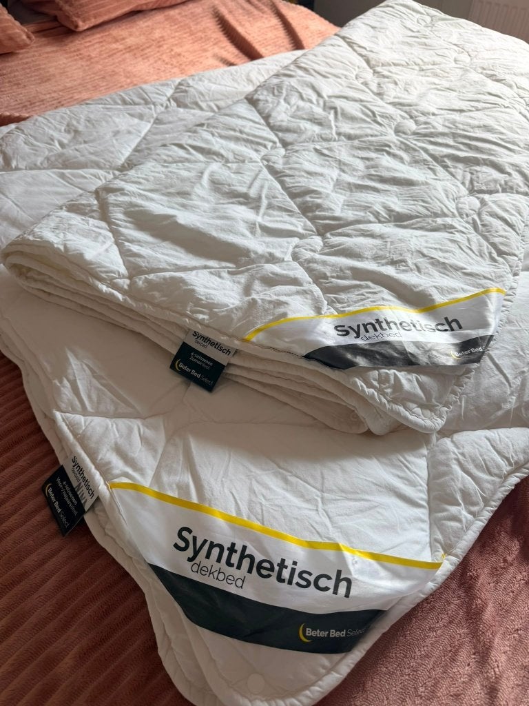 Eenpersoons dekbed | 140*220 | 4 seizoenen | Beter Bed 1., Gebruikt, Eenpersoons, Wit, Overige materialen