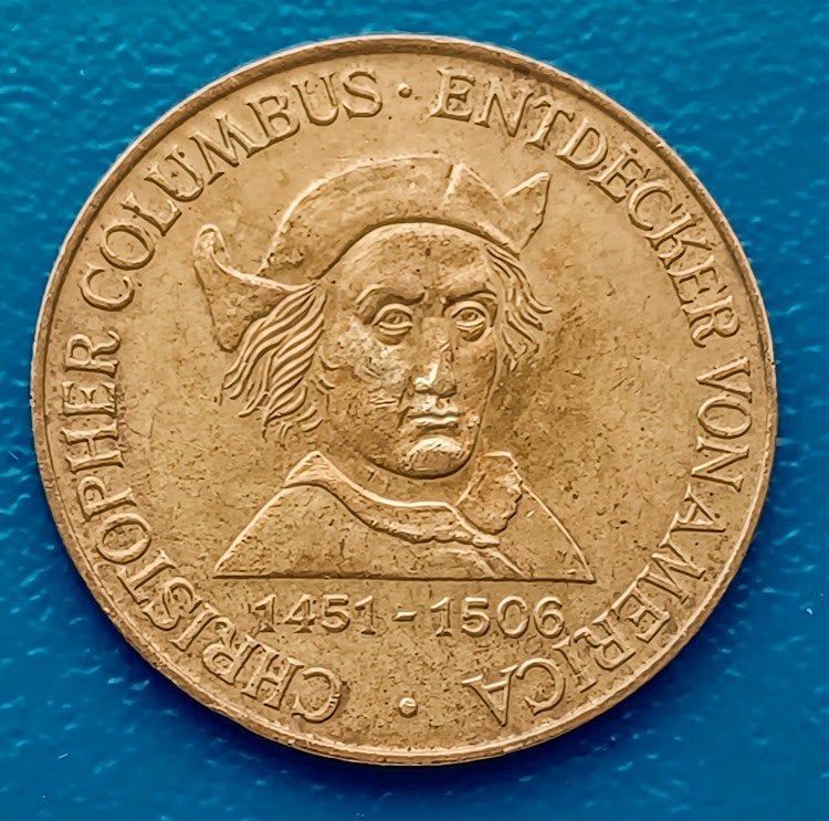Penning Christopher Columbus - Entdecker von America, Ophalen of Verzenden, Overige materialen, Buitenland