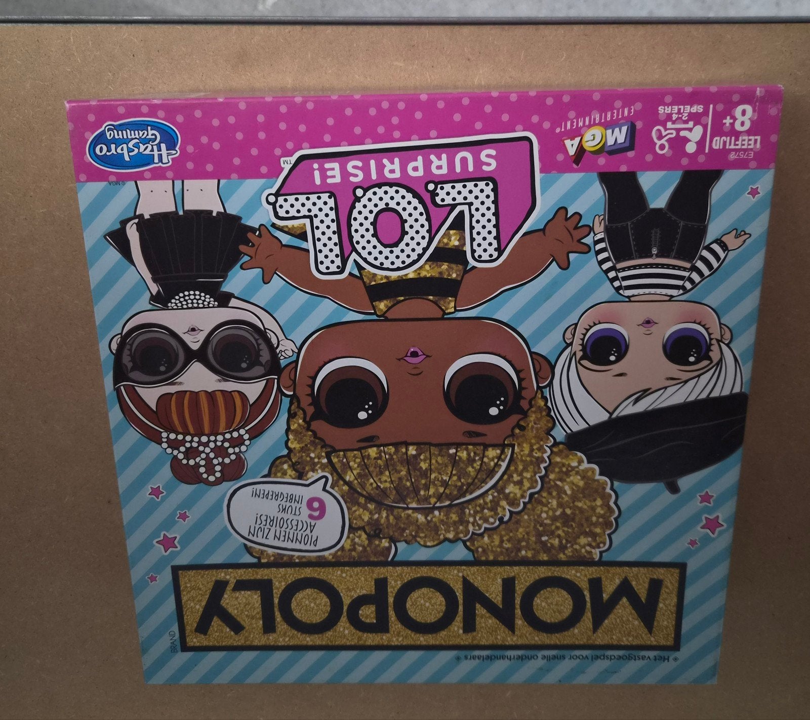 L.O.L. Surprise! Monopoly, Drie of vier spelers, Ophalen of Verzenden, Zo goed als nieuw, Hasbro Gaming